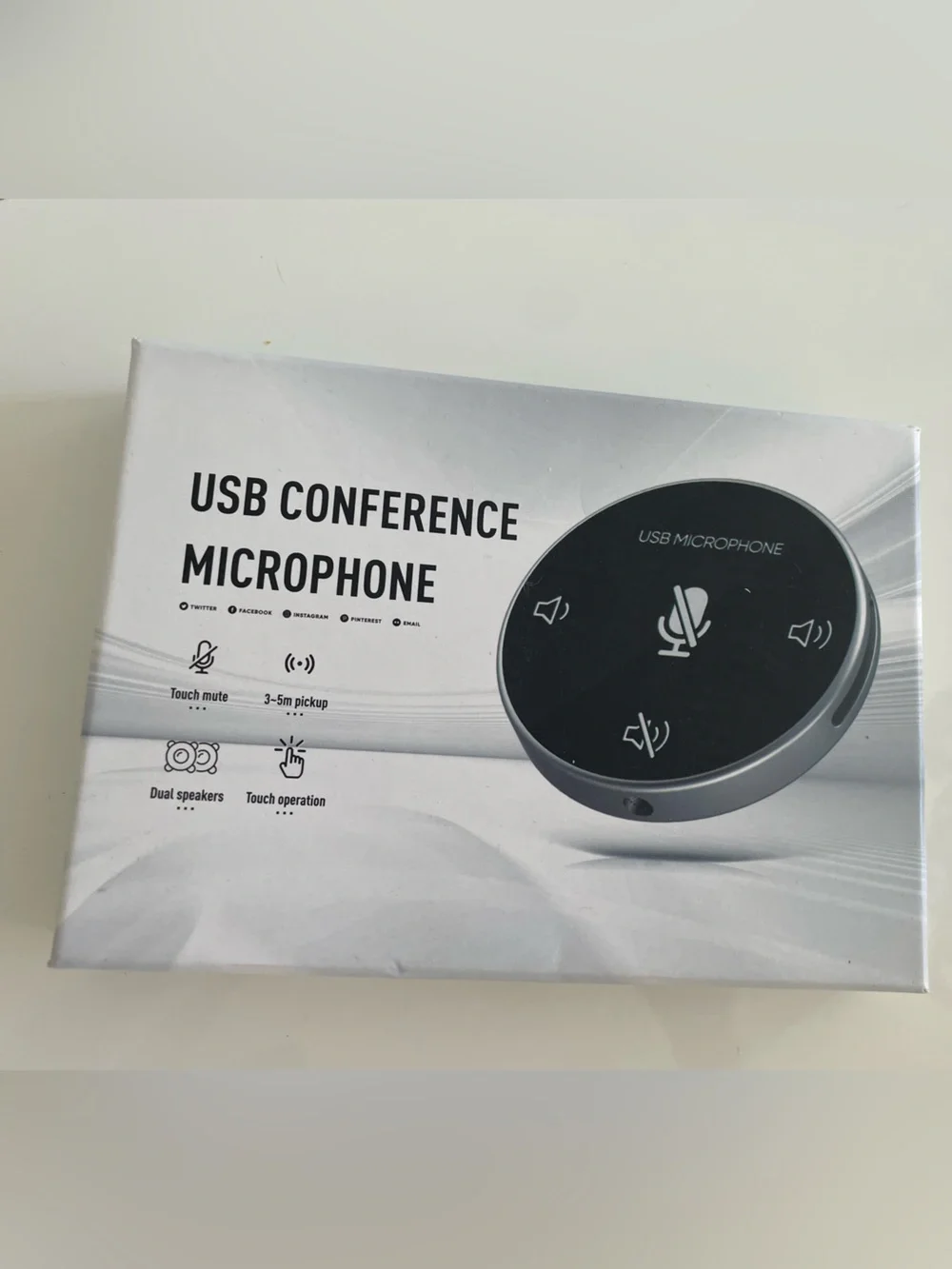USB Conference Microphone - Black